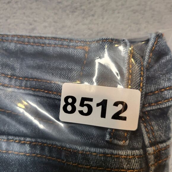 MBX Jeans Mens 34x29 Blue Slim Fit Straight Leg Distressed Stretch Denim - Picture 10 of 10